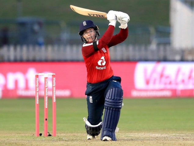 Tammy Beaumont was the star of the show as England won the opening T20