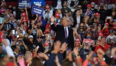 Trump Pennsylvania rally: Images reveal packed and half maskless crowd as president mocks Biden for social distancing