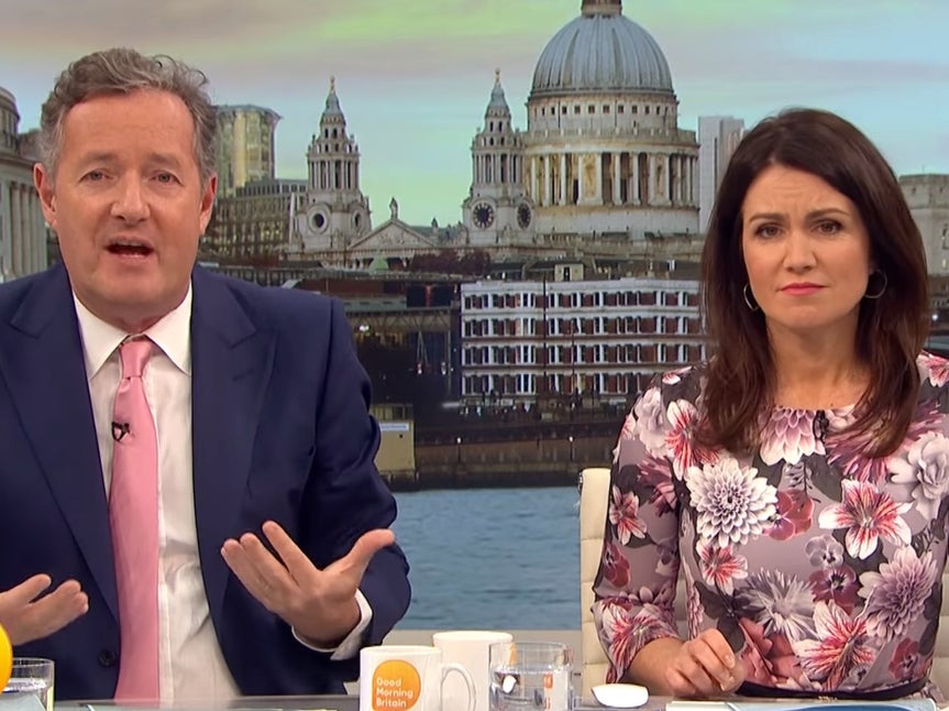 Piers Morgan and Susanna Reid