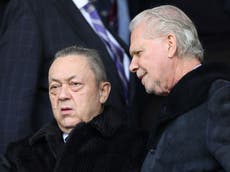 ‘We have limited funds’: West Ham owner David Sullivan defends lack of transfer activity