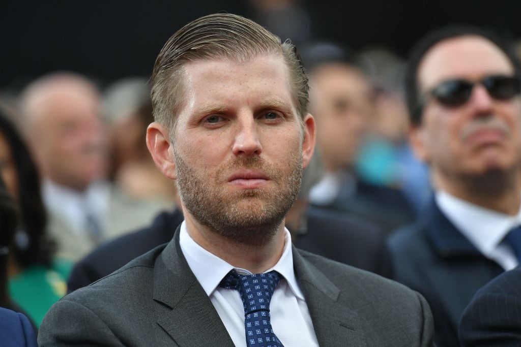 Eric Trump has come under fire