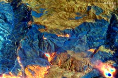 Crews make progress against enormous LA-area wildfire