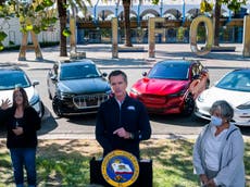 California governor announces state will phase out all new gasoline-powered cars by 2035