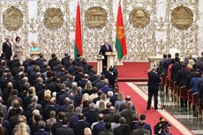 EU says Belarus president's inauguration will deepen crisis