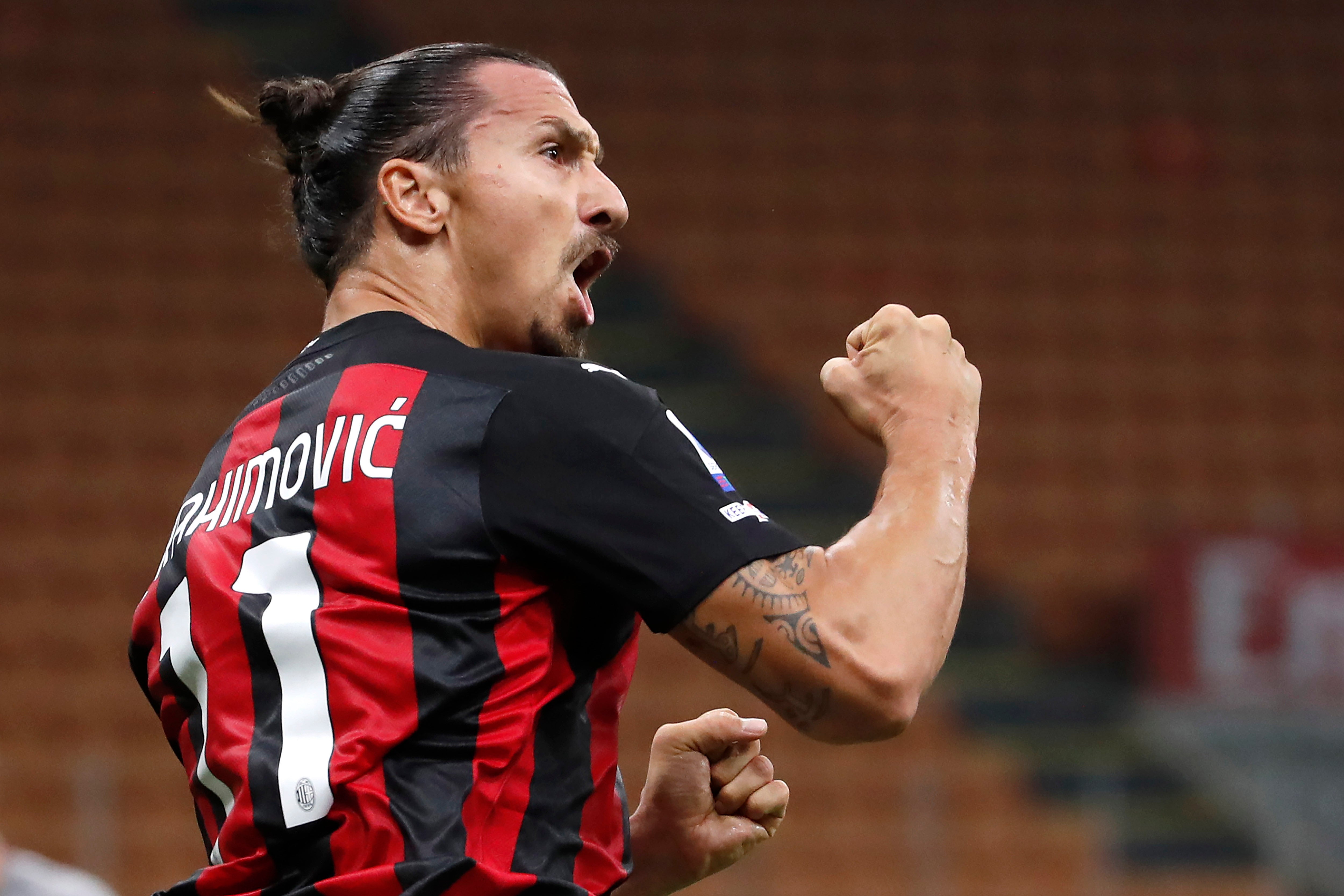 Virus Outbreak Italy Soccer Ibrahimovic