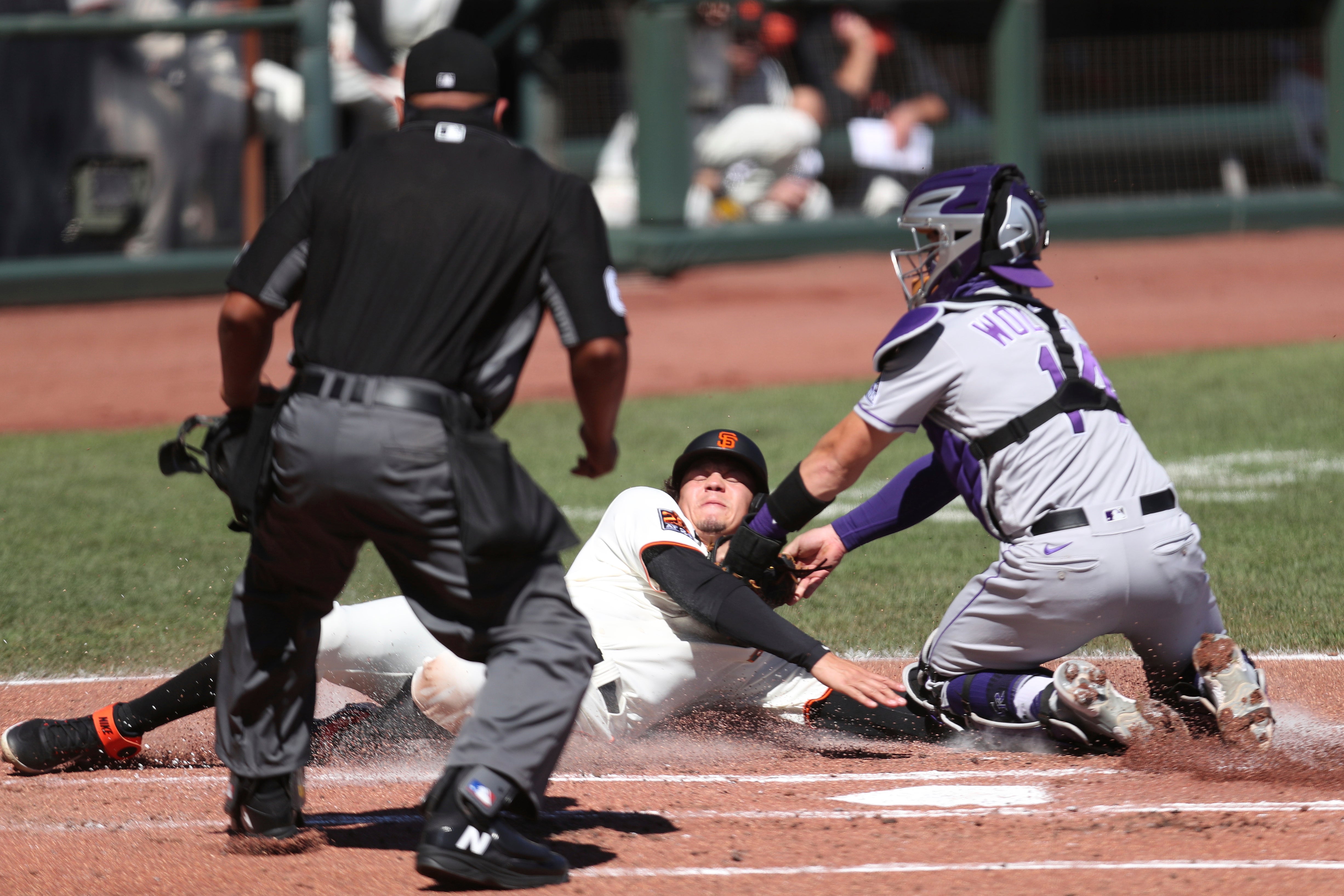 APTOPIX Rockies Giants Baseball