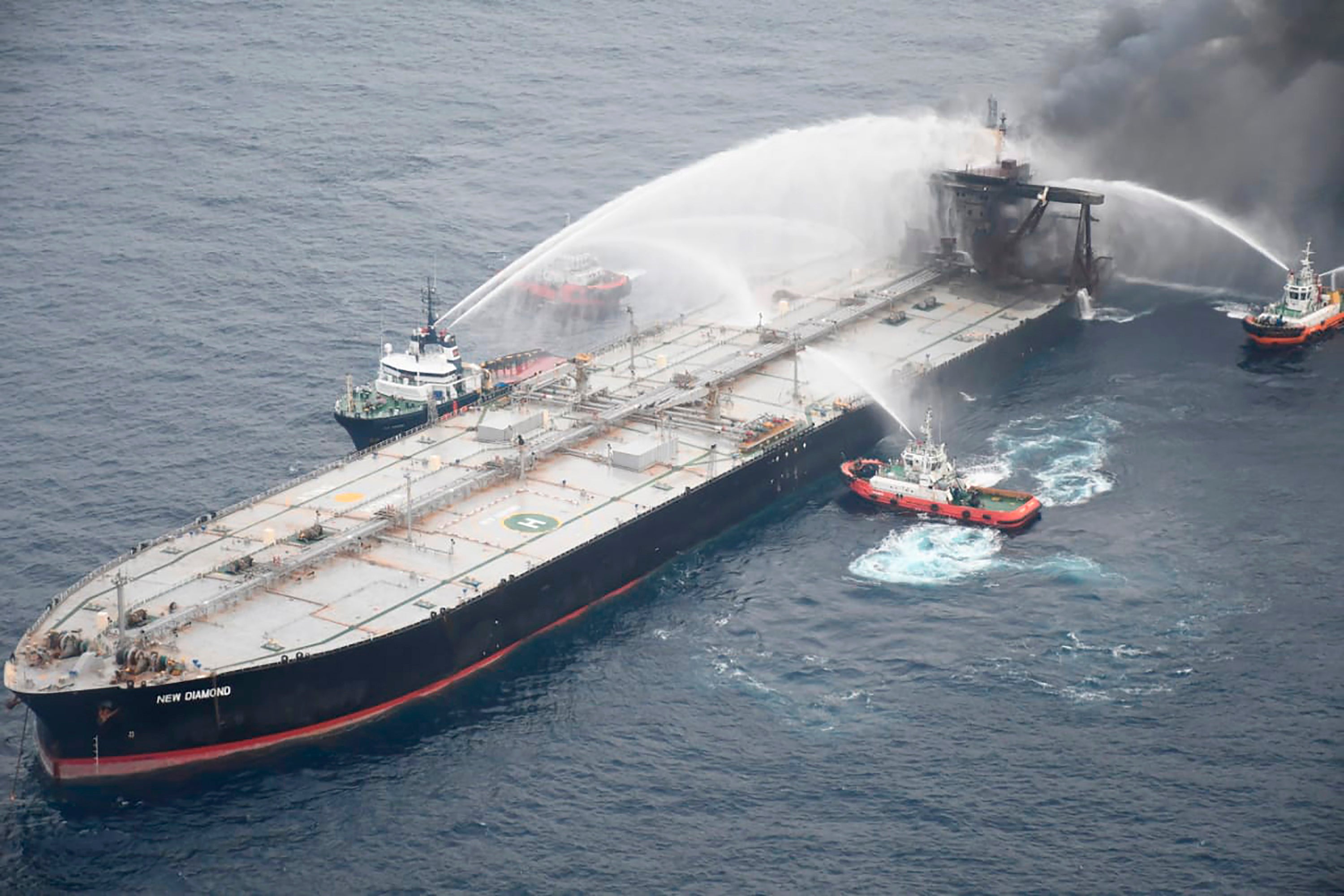 Sri Lanka Ship Fire