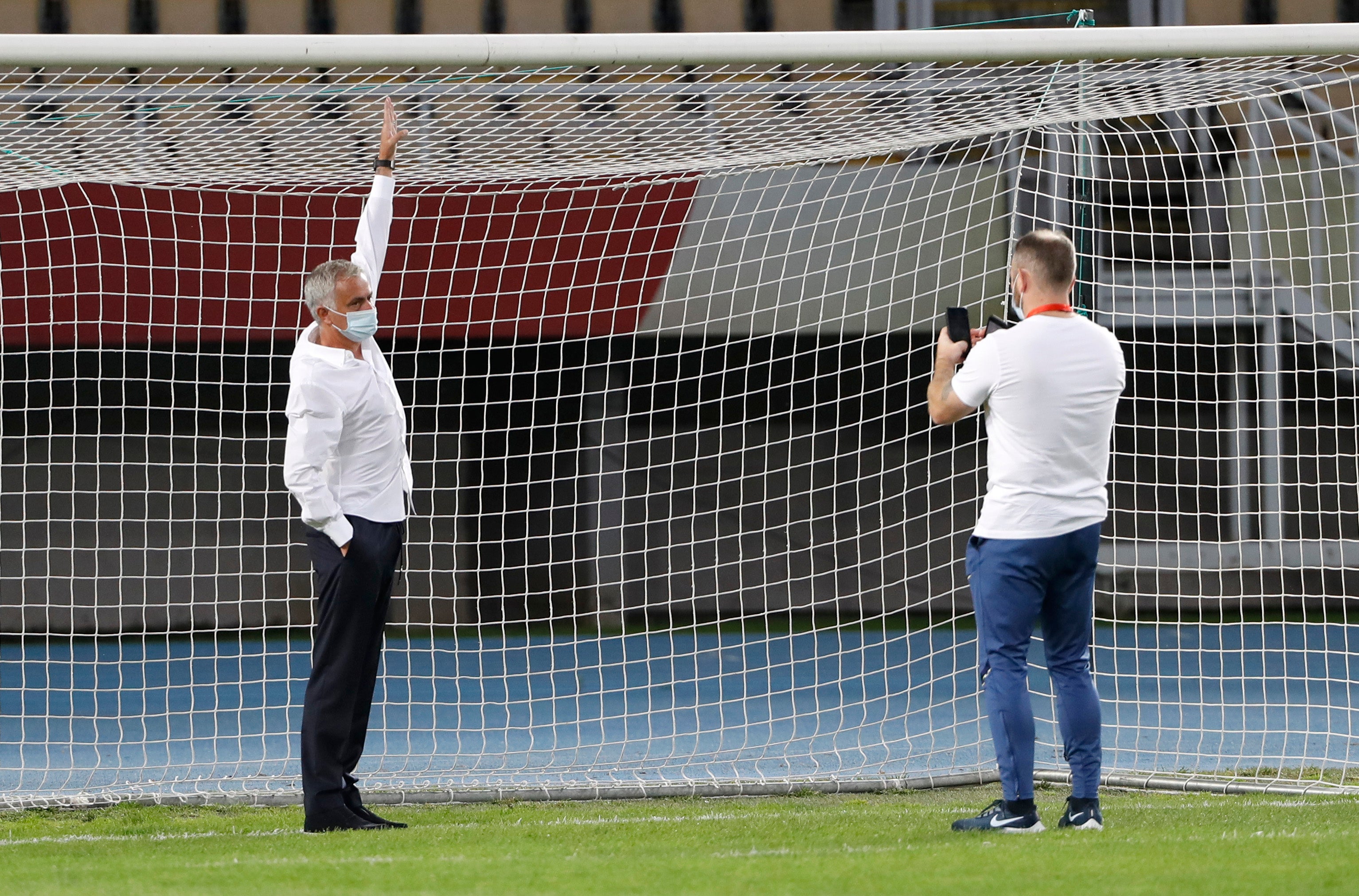 Jose Mourinho spotted the goal was too low