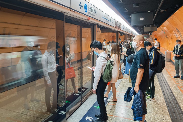 Workers have returned to Hong Kong offices during the pandemic