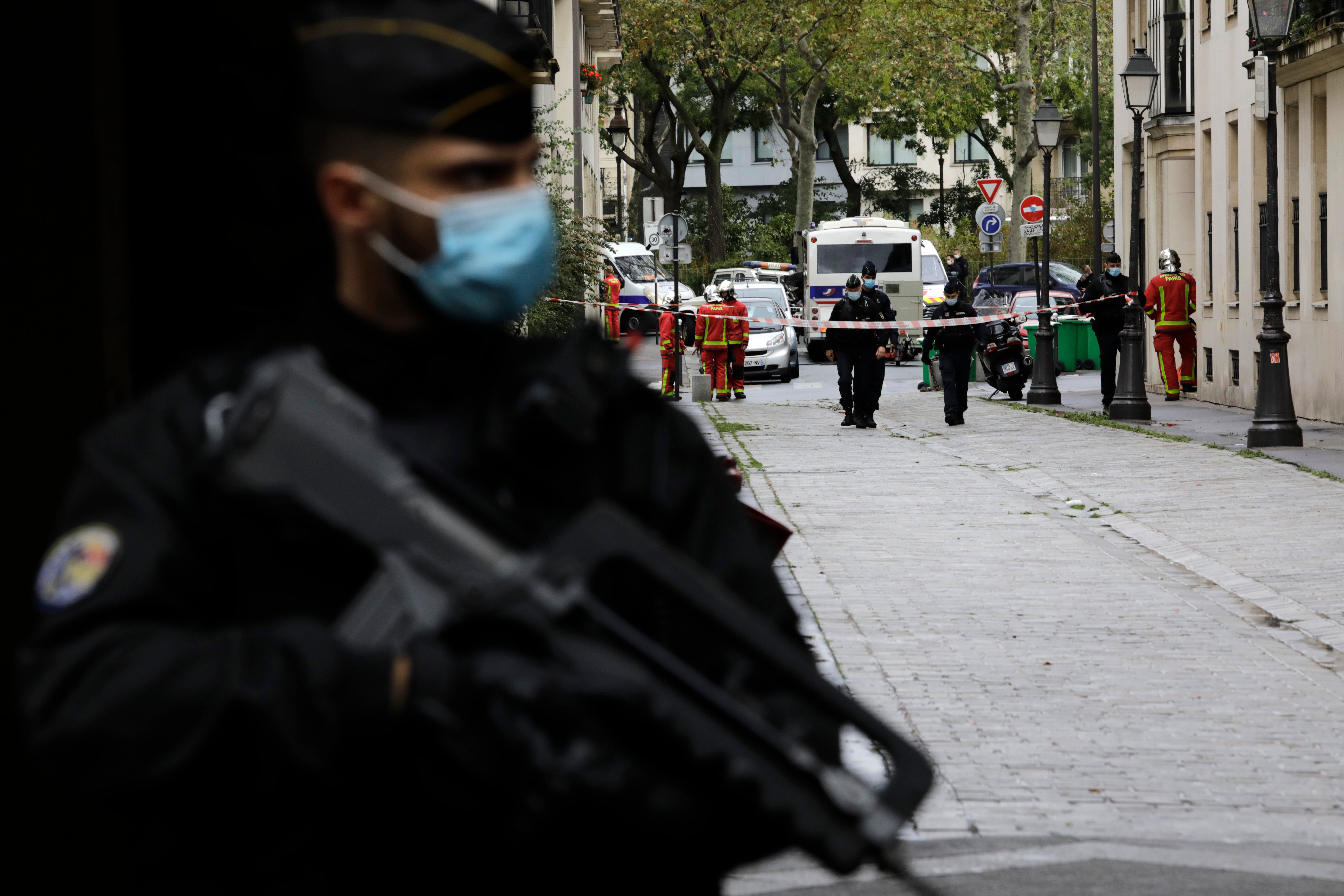 Seven people are in custody after two people were stabbed in Paris