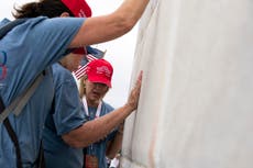 Thousands march in Washington to pray and show Trump support