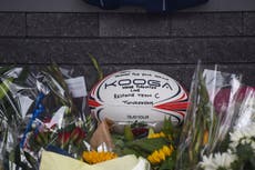 Silence at rugby game to honour ‘truly remarkable’ sergeant shot dead inside police station