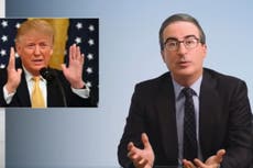 Trump condemned by John Oliver over ‘dark insinuations’ he won’t accept US election result