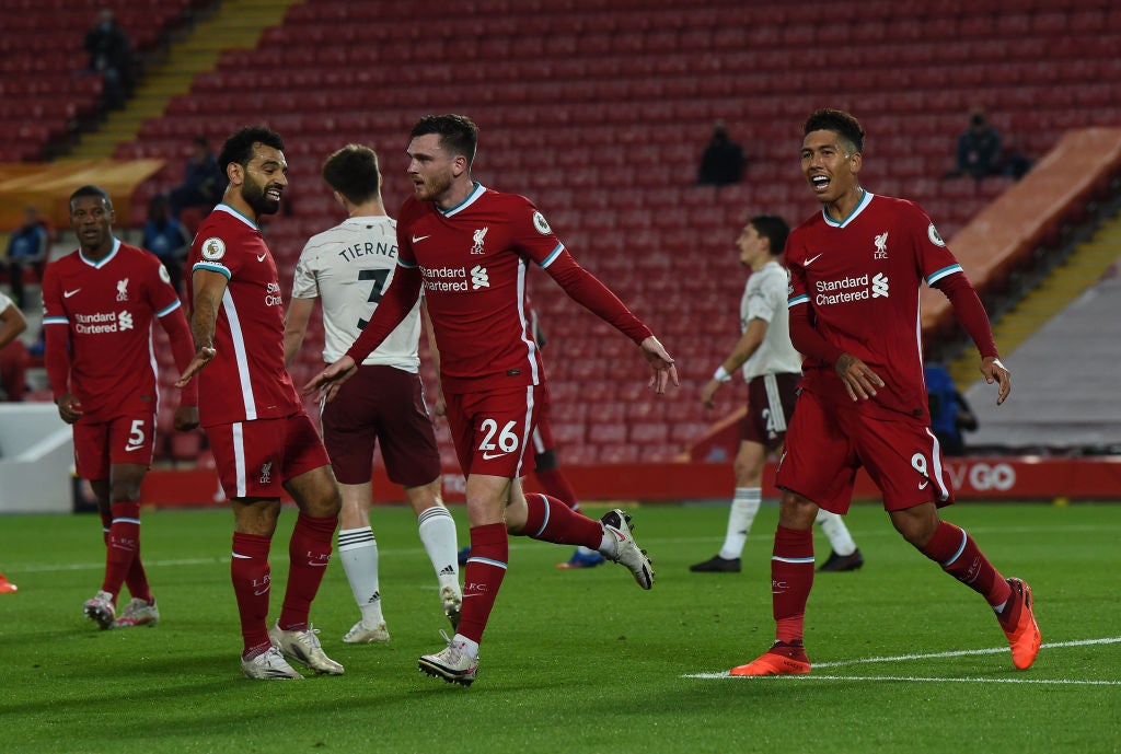 Andy Robertson scored Liverpool's second goal