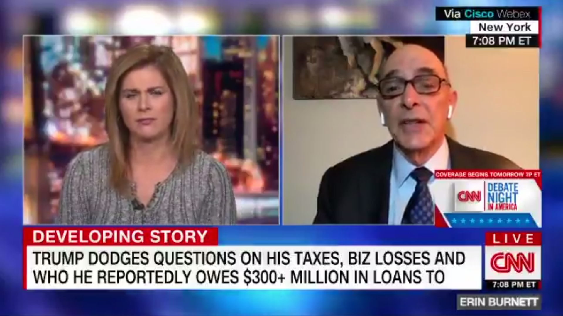 Trump tax returns: ‘No question’ president and daughter Ivanka could face prison, says Watergate prosecutor