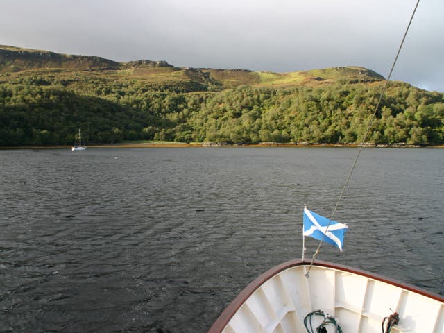 Aboard the Glen Shiel