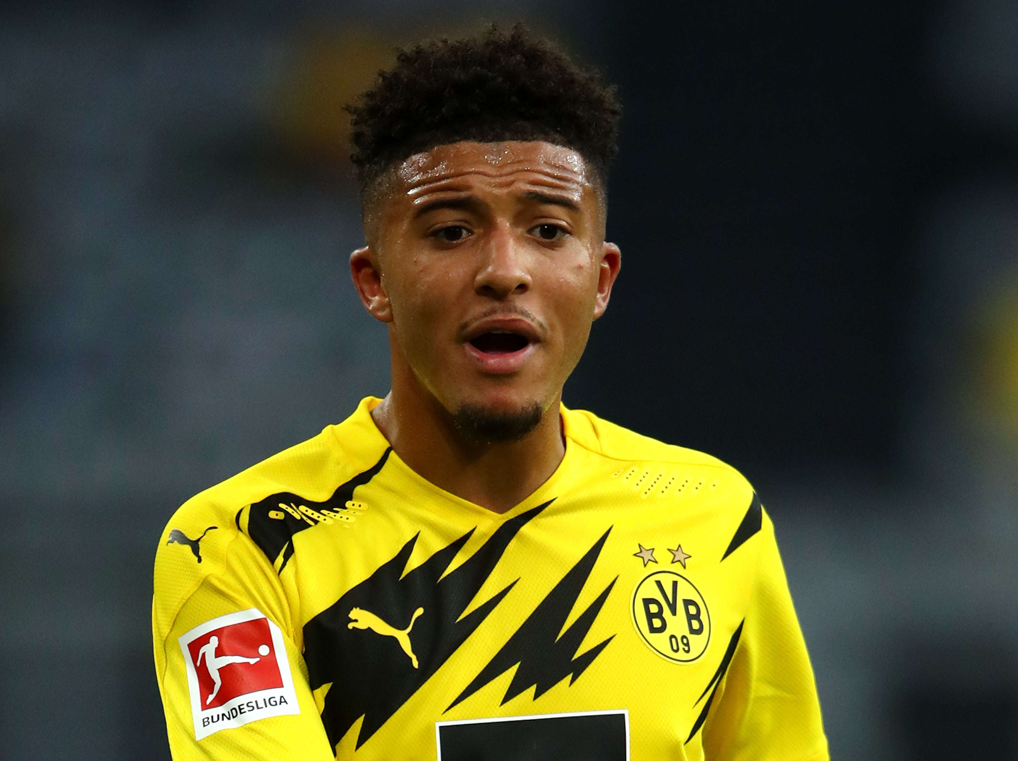 Borussia Dortmund winger Jadon Sancho