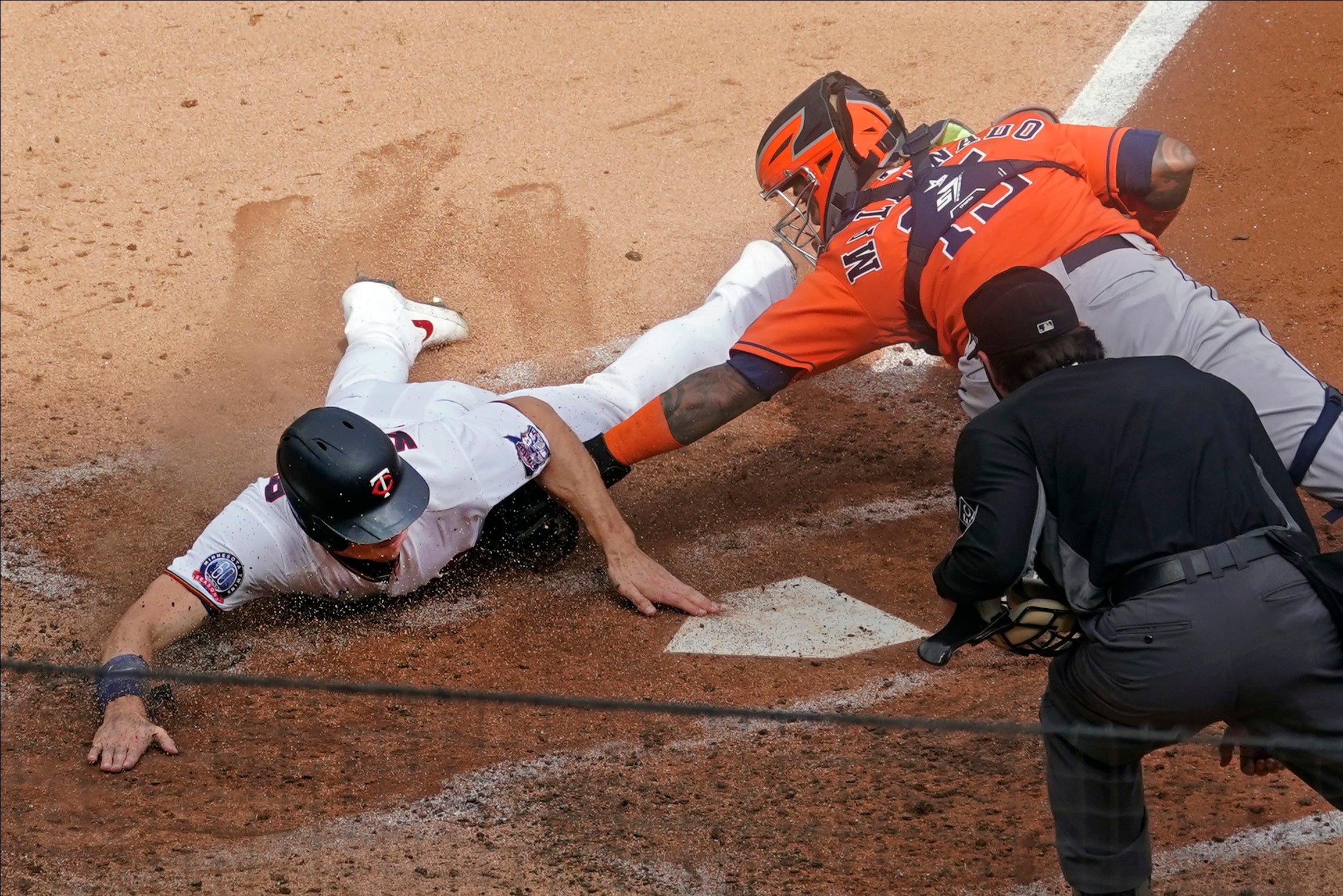 APTOPIX Astros Twins Baseball