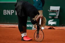 Serena Williams out of French Open with Achilles injury
