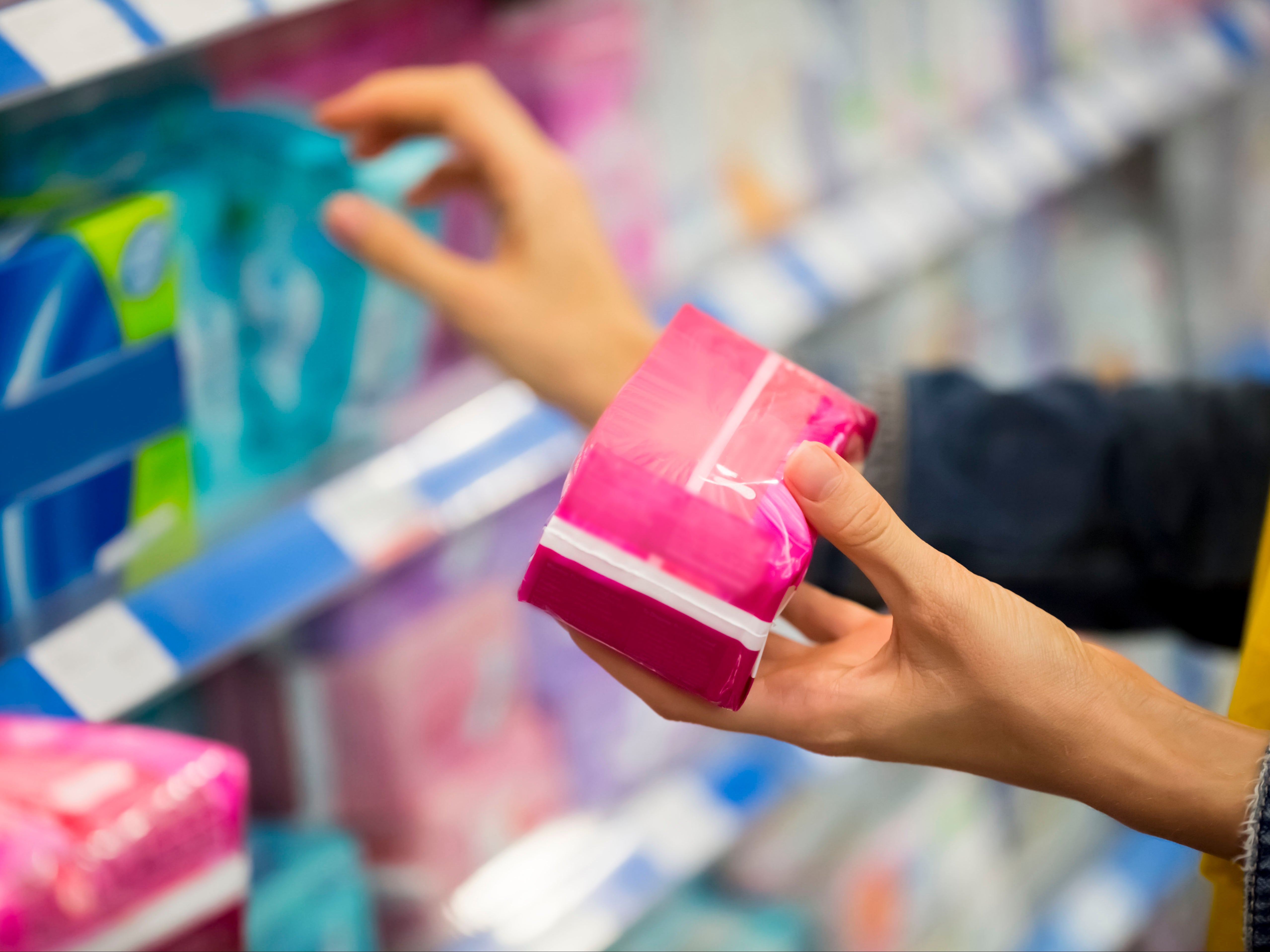 One in 10 polled were worried about how they will be able to afford period products