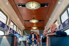 Amtrak rider-in-chief Biden embarks on Rust Belt train tour