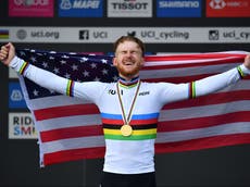 Quinn Simmons: American cyclist suspended by team after pro-Trump comments