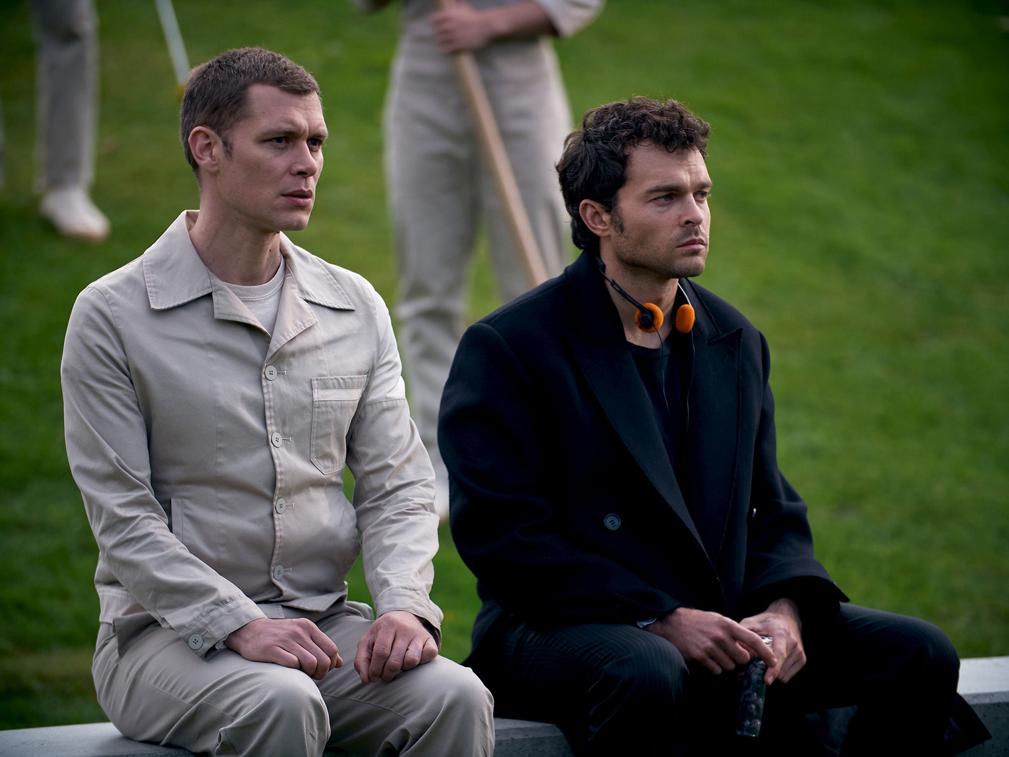 Joseph Morgan and Alden Ehrenreich in ‘Brave New World’