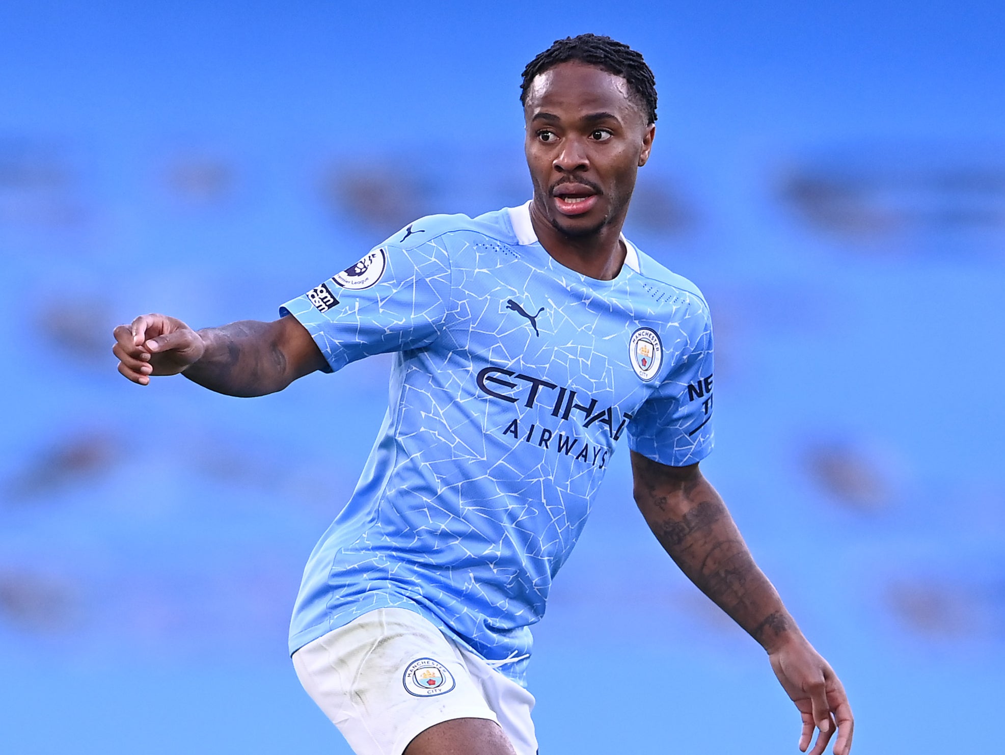 Manchester City forward Raheem Sterling