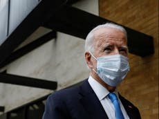 Biden news - live: Ex-VP 'needs immediate Covid test' as Trump diagnosis throws campaign into chaos