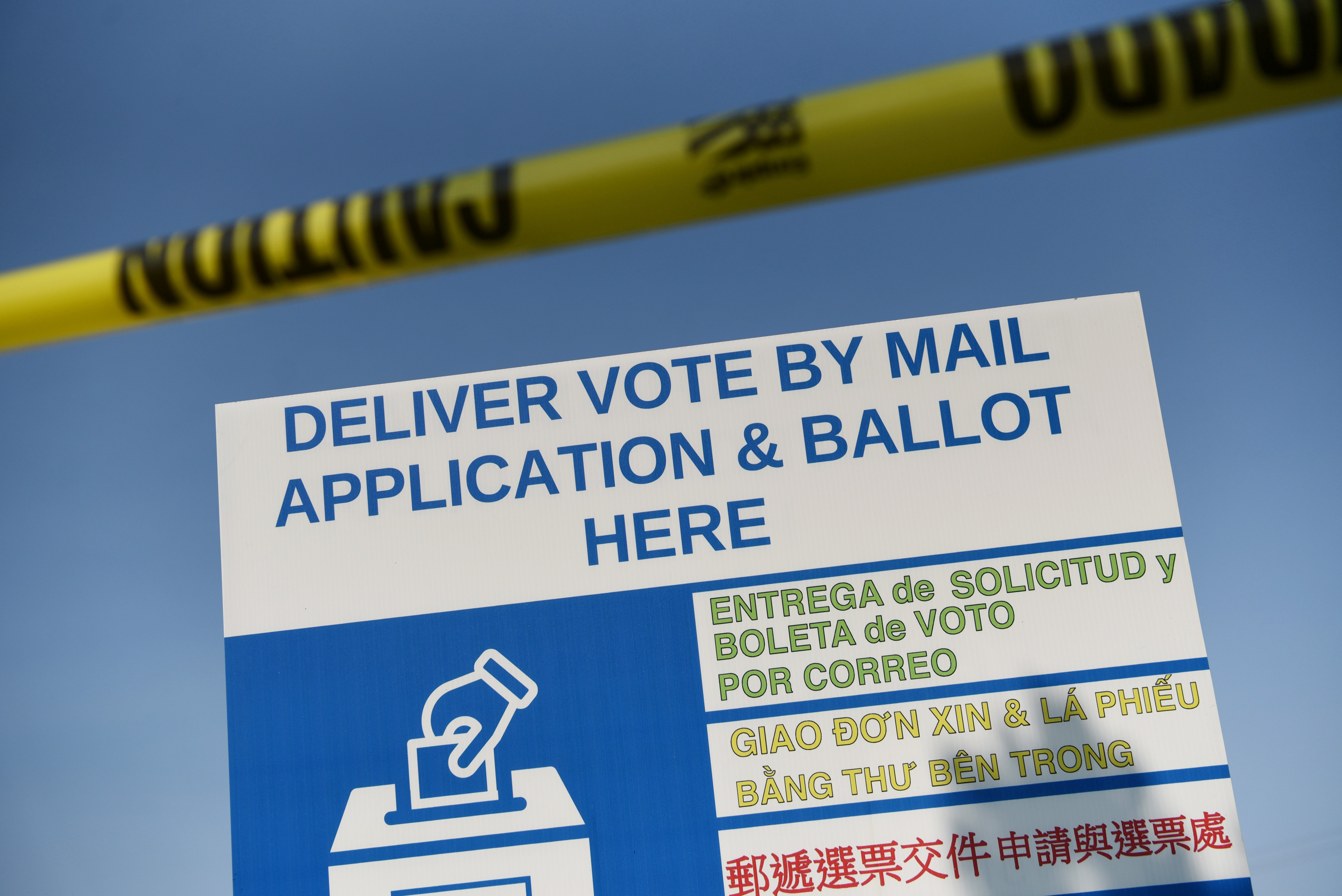 Texas Governor Greg Abbott limited Texas counties to one mail ballot drop-off site per county across the state.