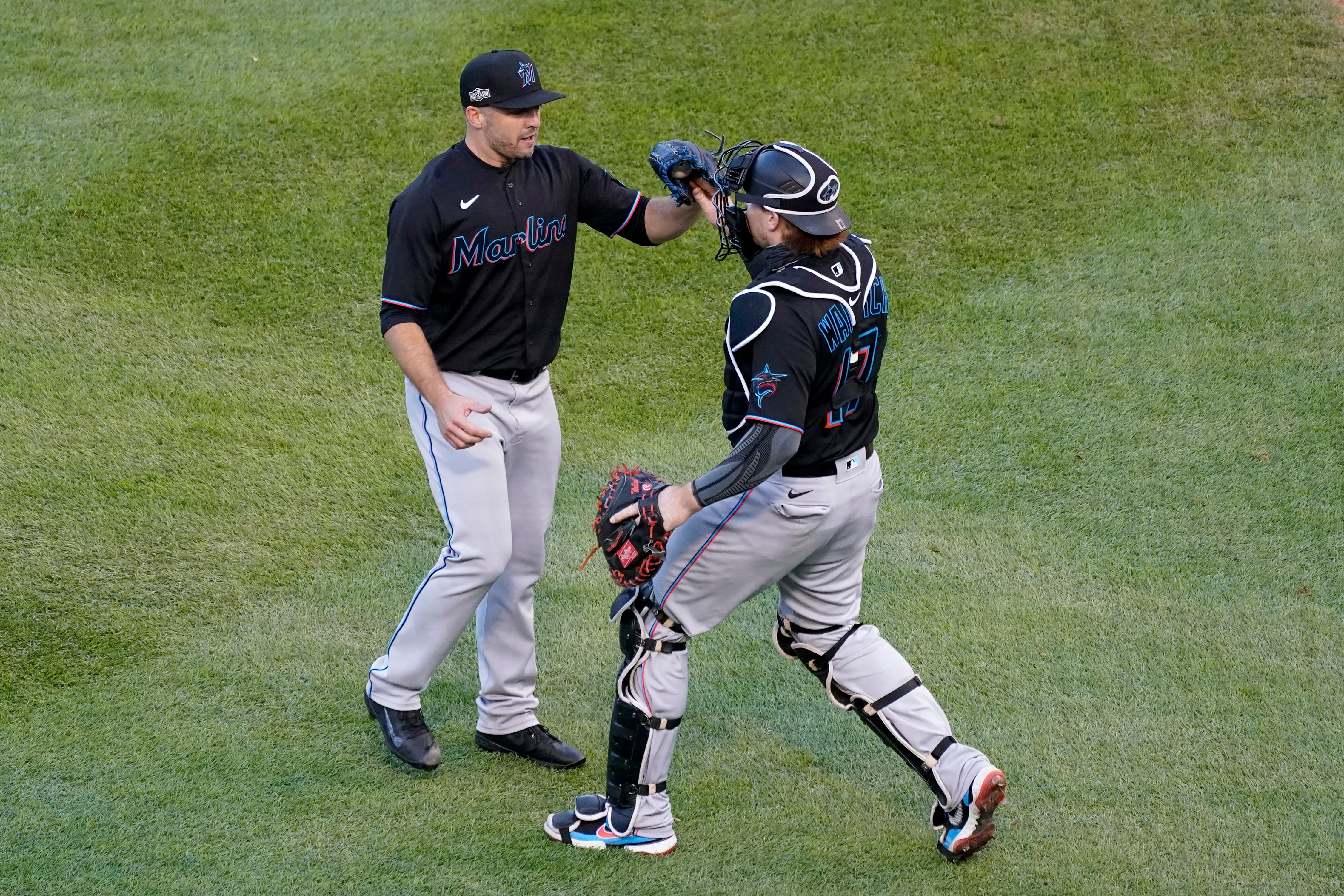 Marlins Cubs Baseball