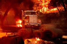 Better weather won't keep California from grim fire landmark