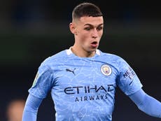 Pep Guardiola praises ‘maturity’ of Phil Foden response to shame of England squad dismissal