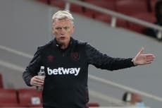 David Moyes continues to sit out West Ham games as he experiences ‘mild symptoms’ of coronavirus