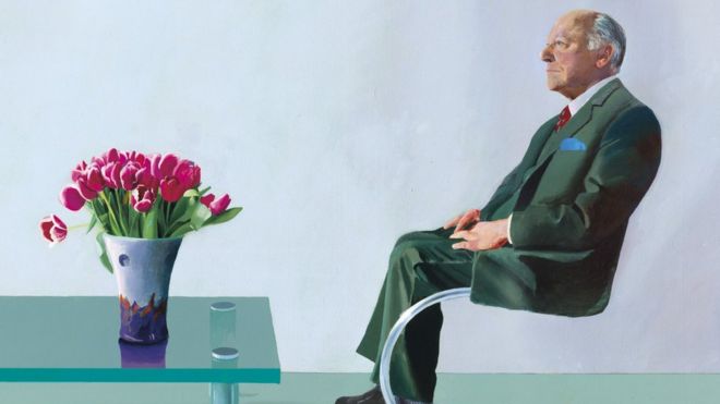 David Hockney's portrait of Sir David Webster