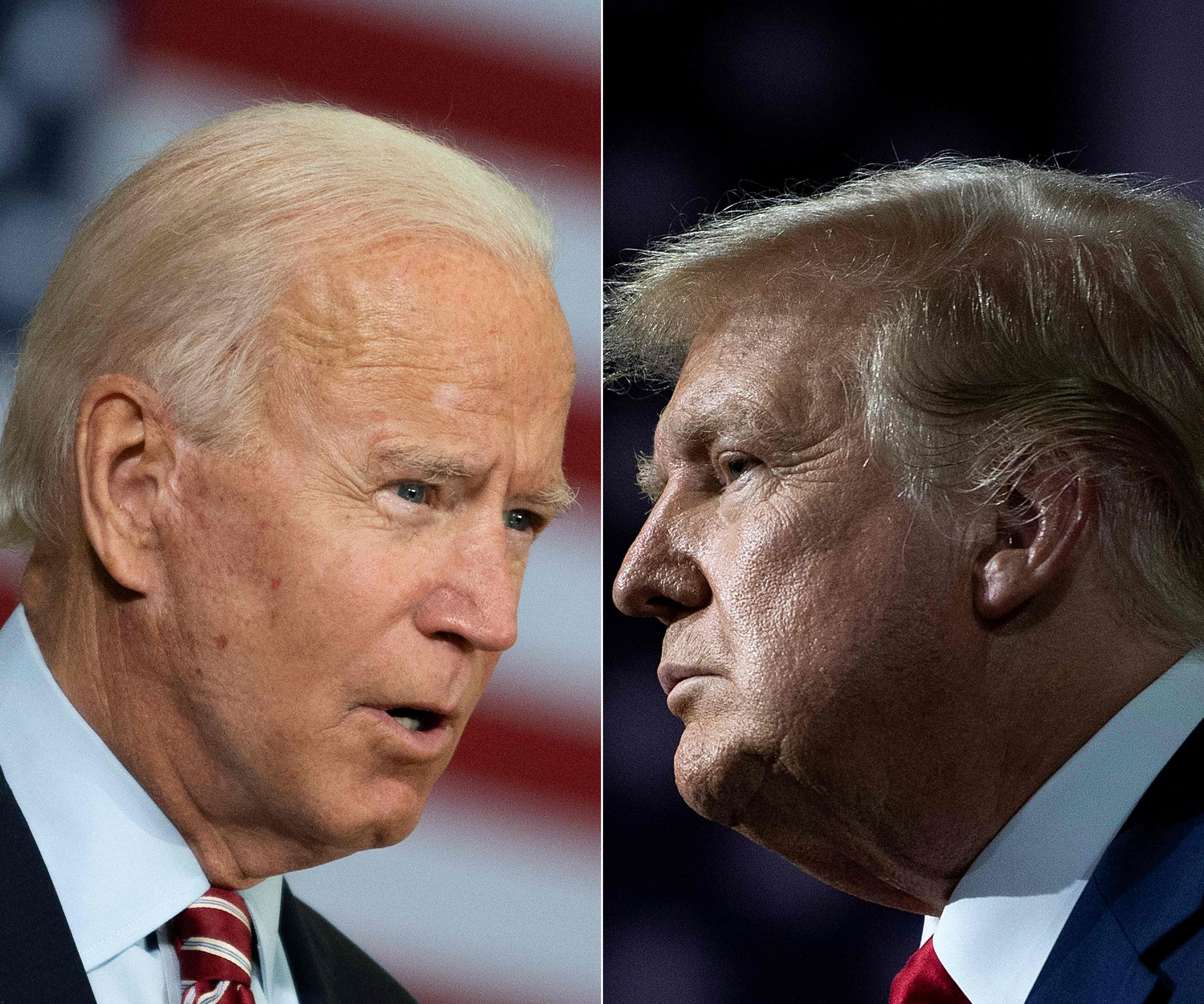 Joe Biden and Donald Trump