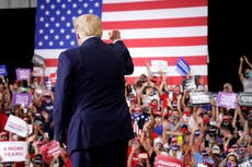 Trump campaign says no change to rally coronavirus protocols following president’s release from hospital