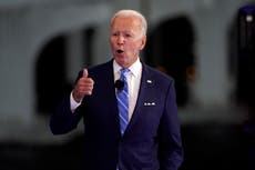 Biden makes ad push into rural Ohio as early voting begins