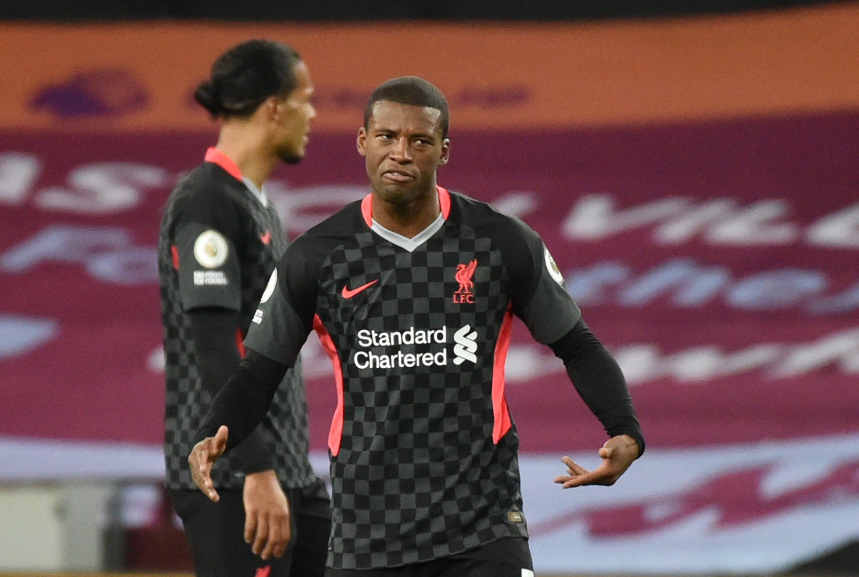 Georginio Wijnaldum played down a move to Barcelona in the summer