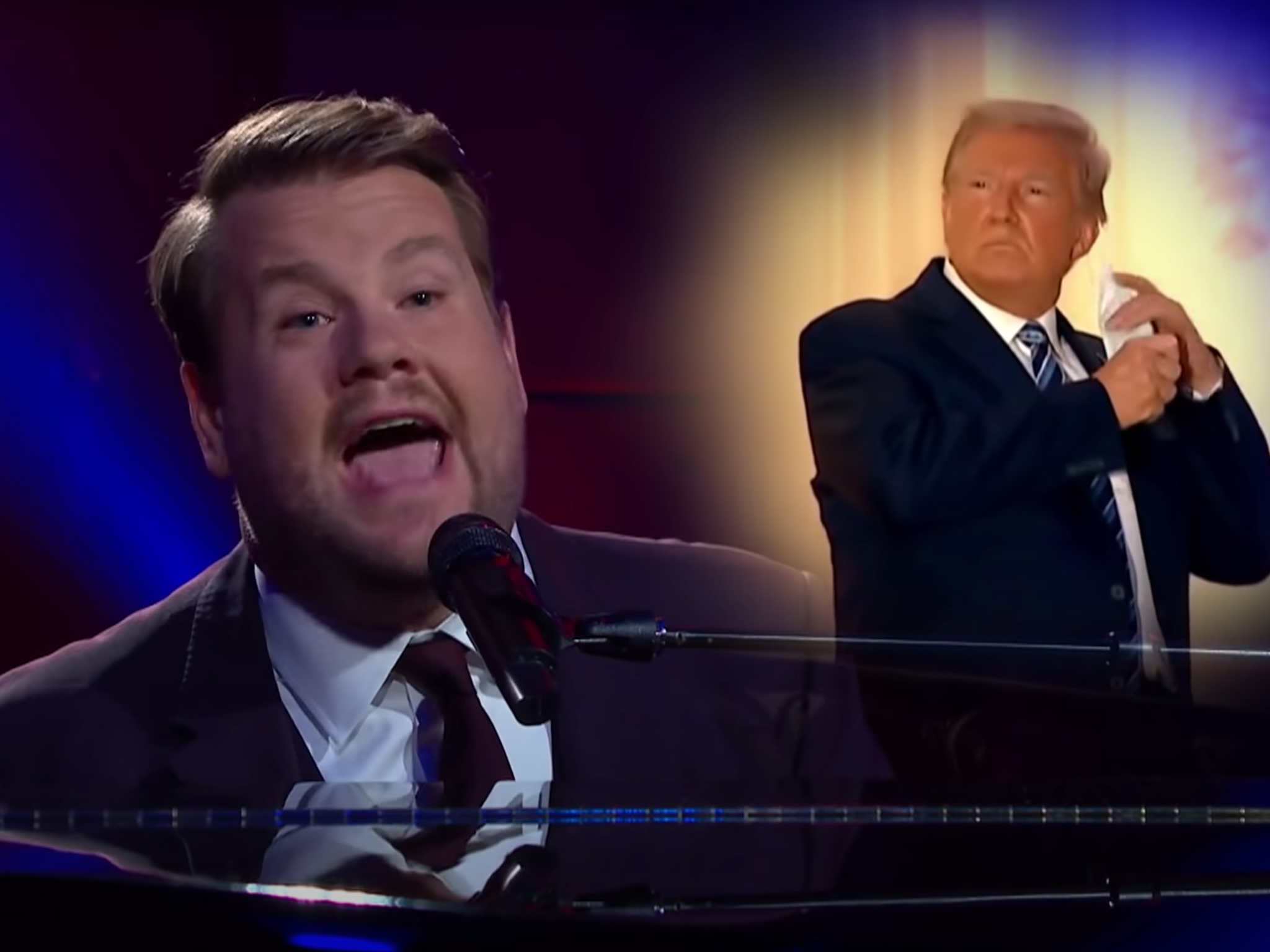 James Corden mocks Trump with parody of Paul McCartney classic