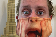 Macaulay Culkin jokes Home Alone mask is ‘flayed skin of younger self’