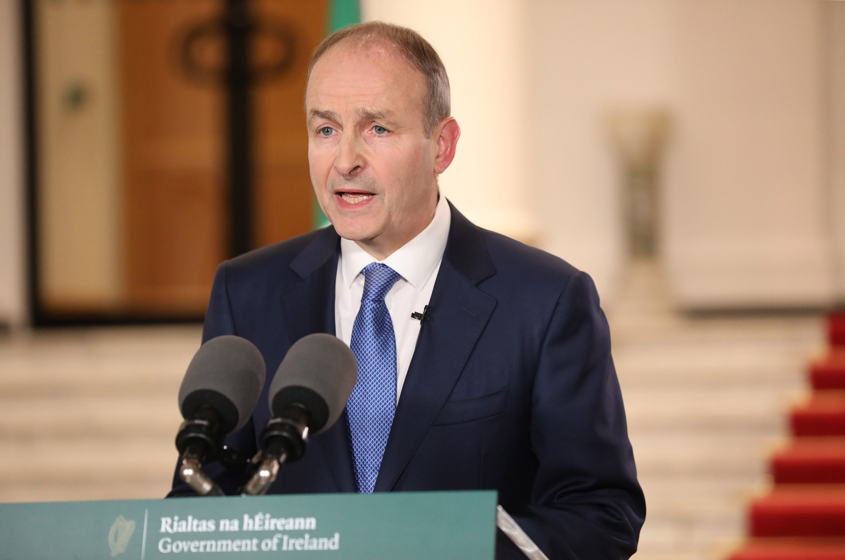 Irish premier Micheal Martin