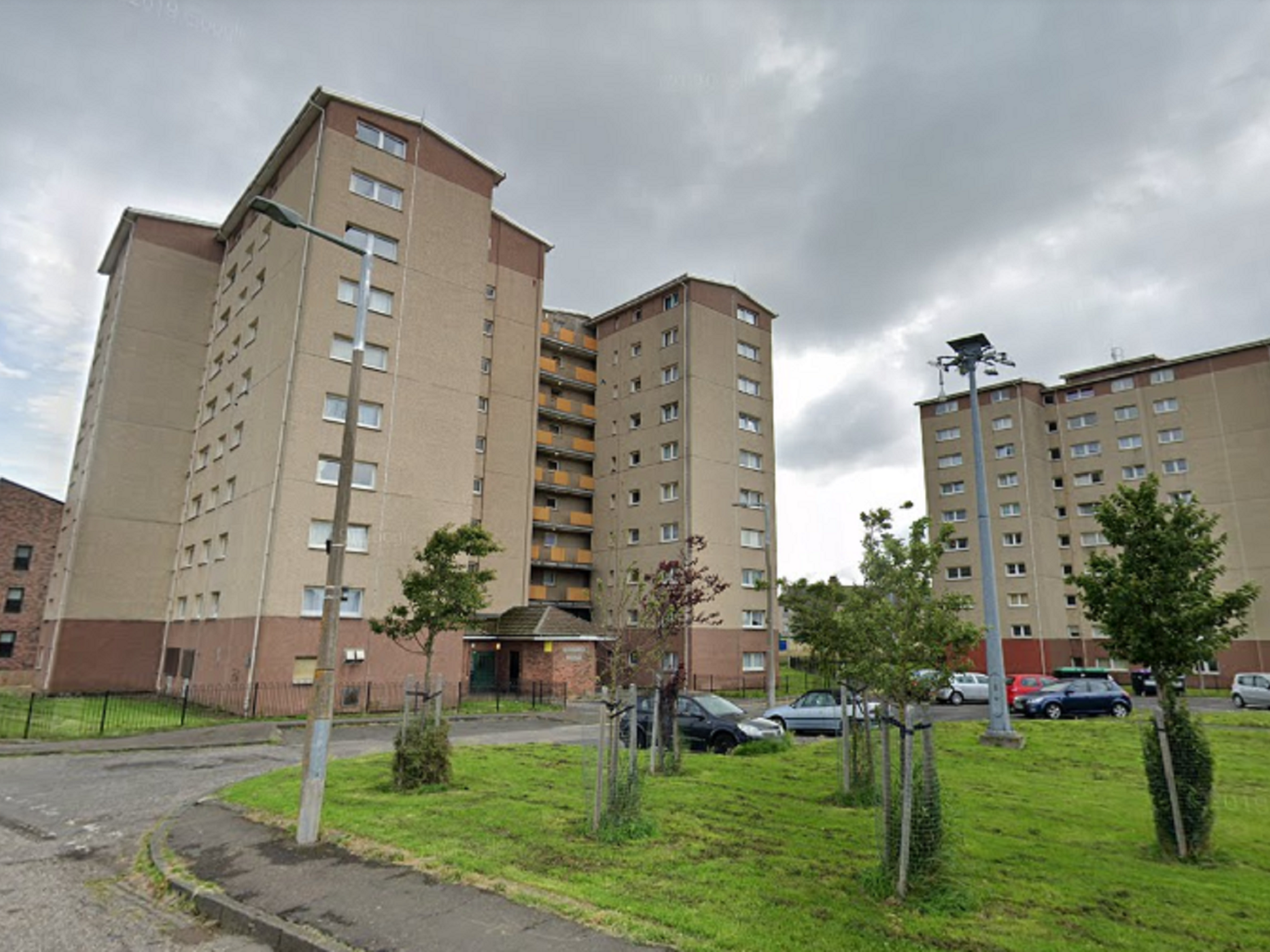 General view of West Pilton Grove, in Edinburgh.