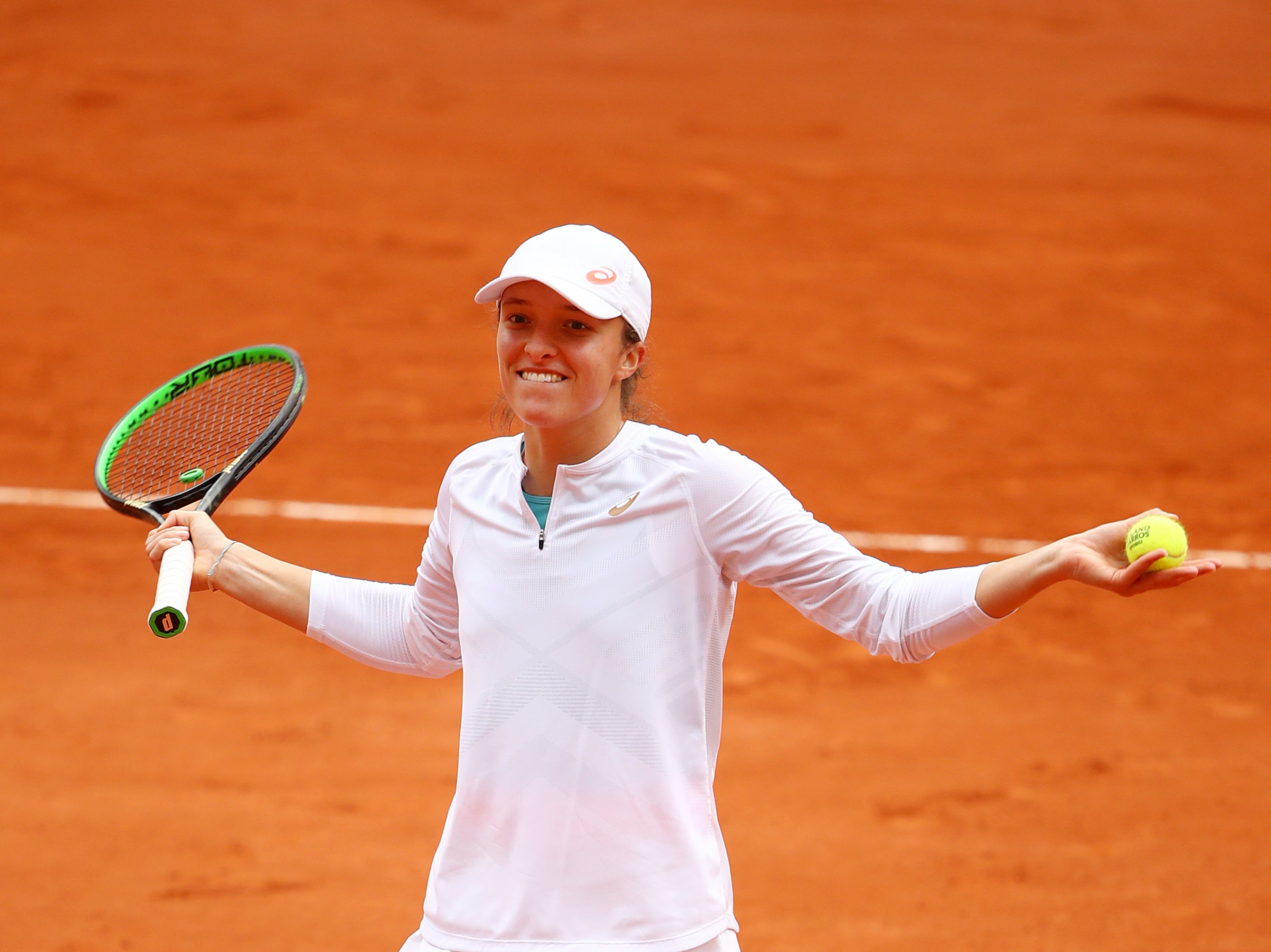 Iga Swiatek, 19, has reached the French Open final