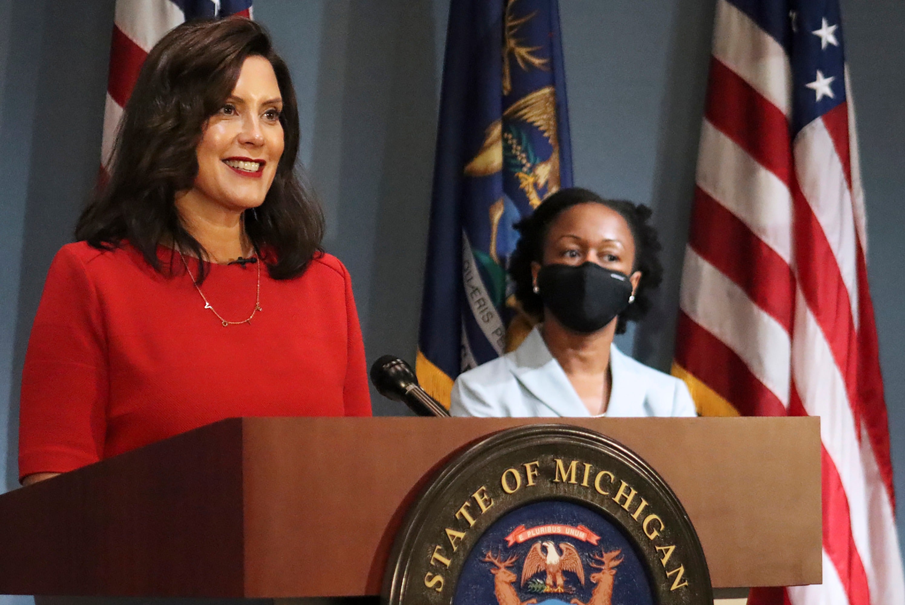 Gretchen Whitmer hits out at Donald Trump as she denounces kidnap plot