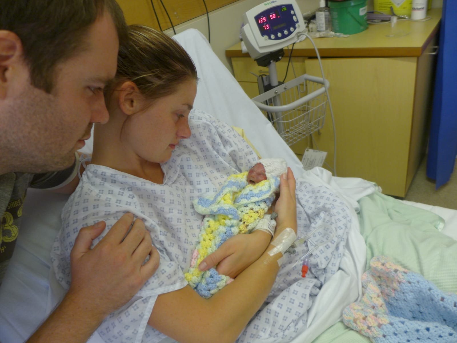 Lynette Parks holding her baby James