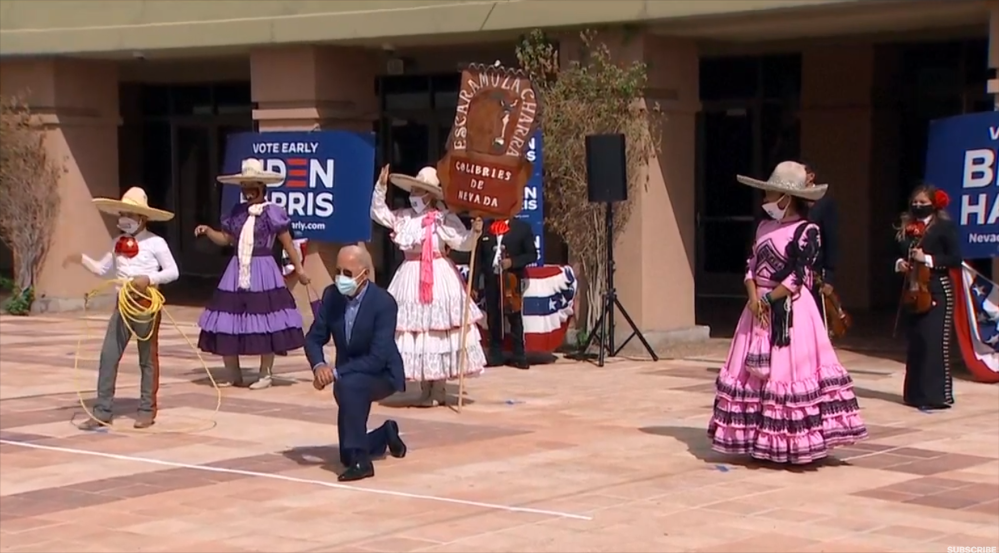 Joe Biden at Las Vegas campaign stop