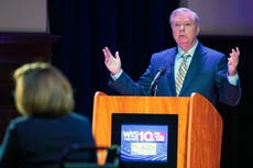 Debate format changes after Lindsey Graham 'refuses Covid-19 test'