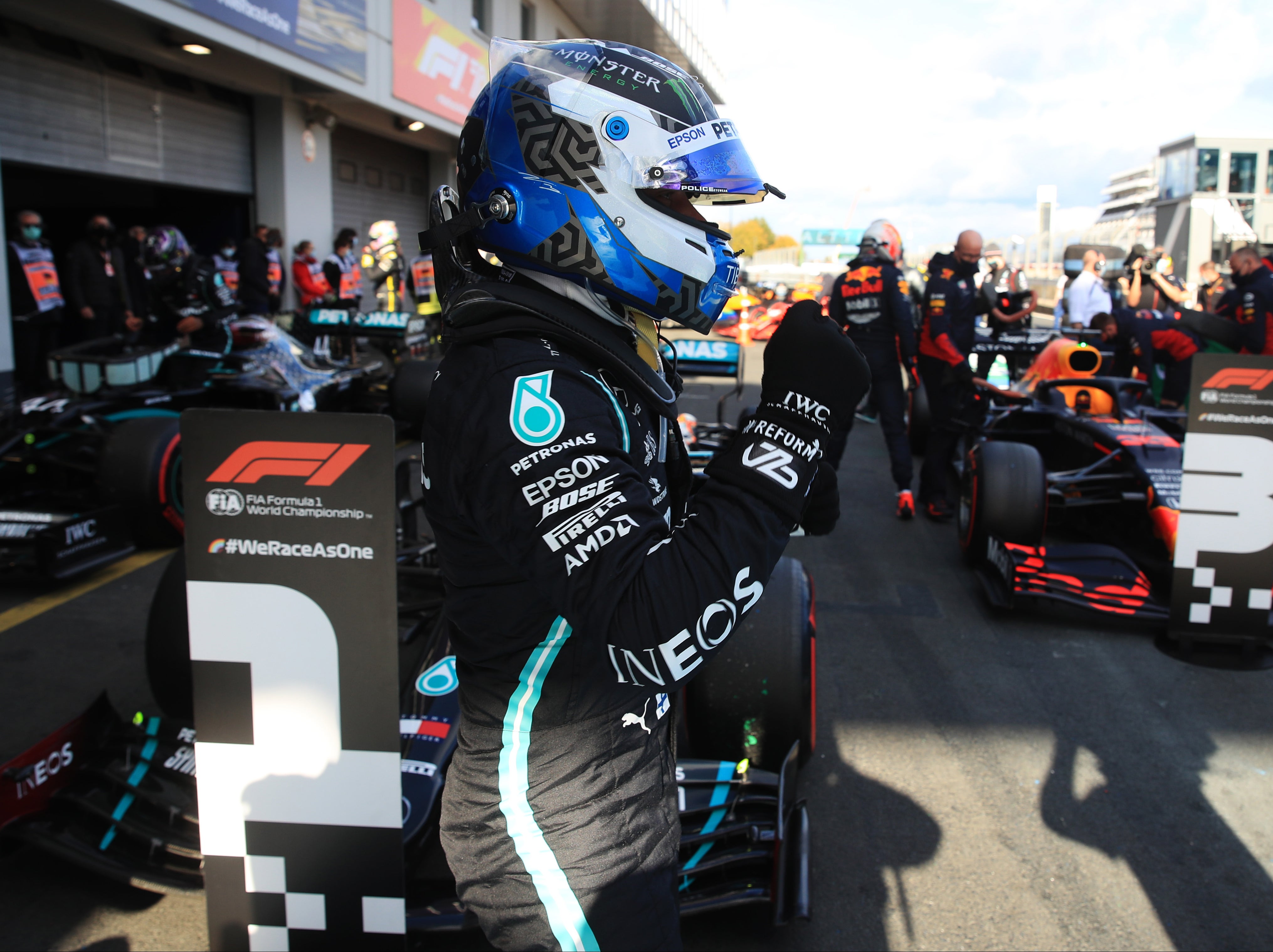 Bottas superó por 256 milésimas a Hamilton este sábado