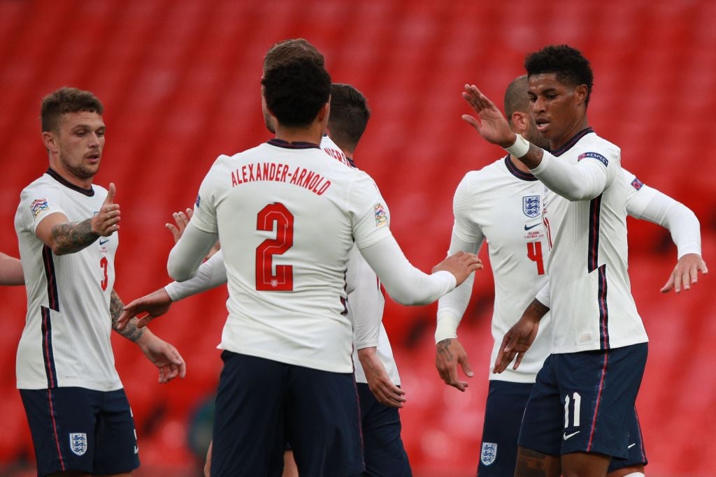 England celebrate